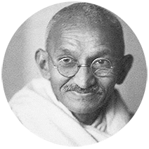Mohandas K. Gandhi's photo