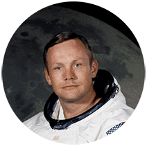Neil Armstrong's photo